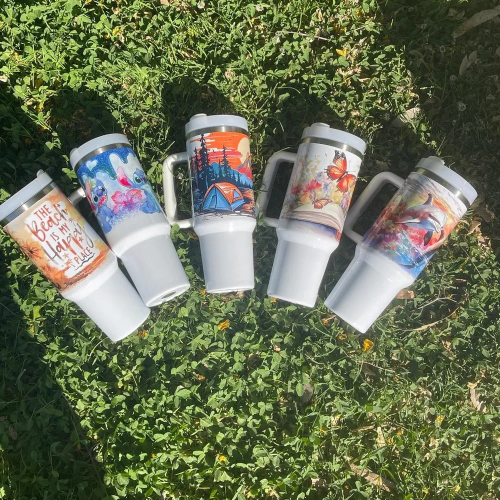 Custom Personalized dolphin 40 oz tumbler Birthday gifts for her, gift for him,